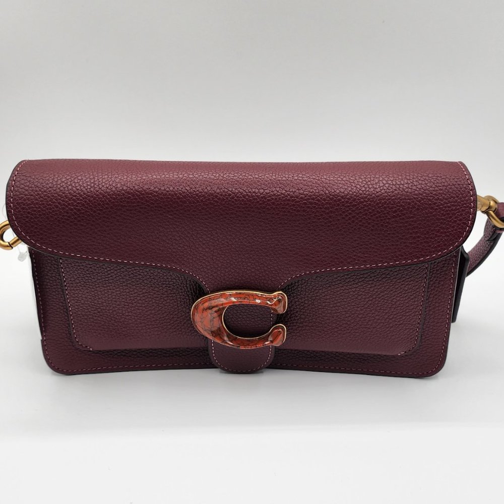 Coach Tabby Shoulder Bag 26, Wine - Picture 3 of 5